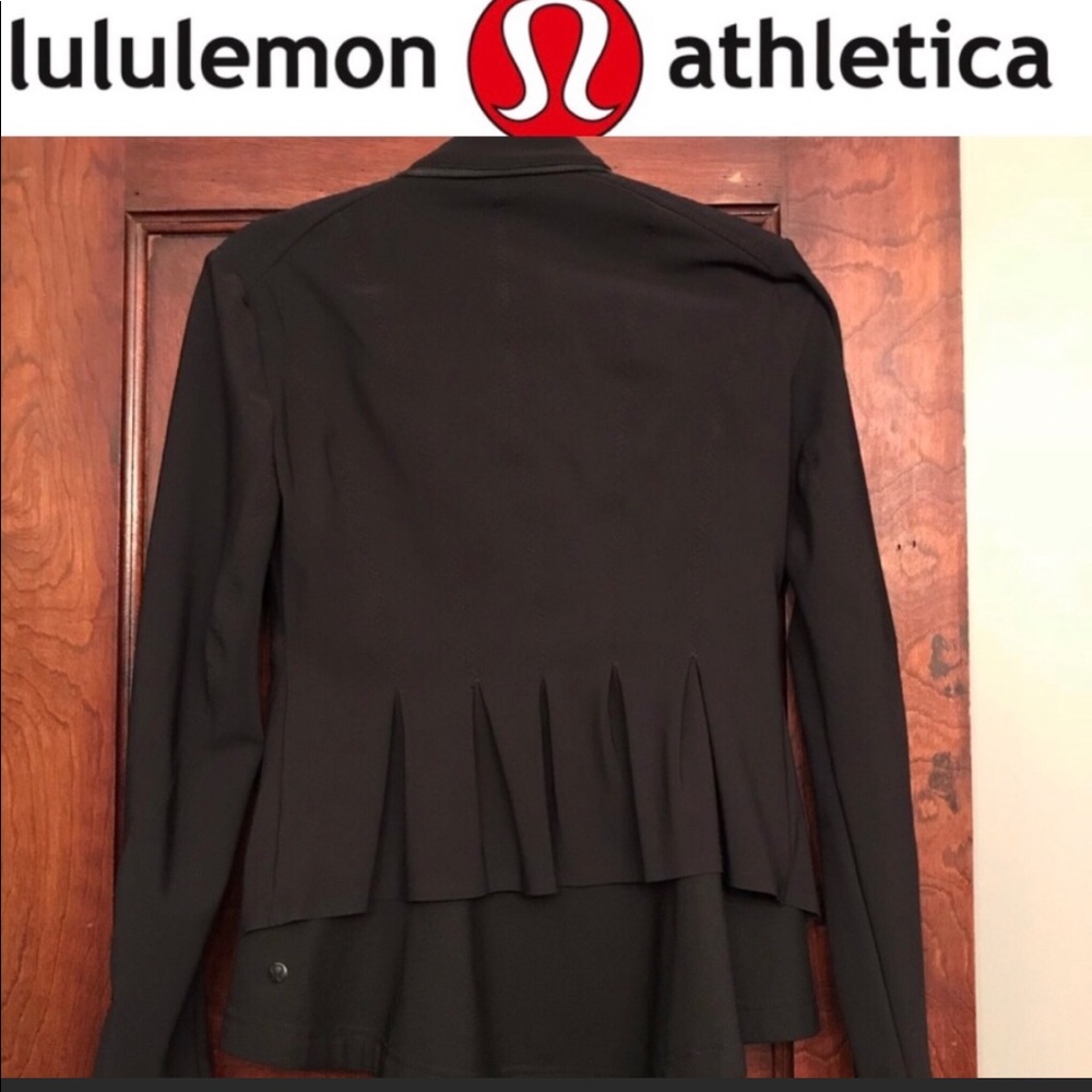 Lululemon Athletica Jacket w/ back ruffle